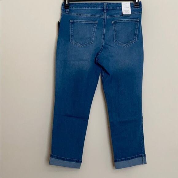 $25/ New Direction Girlfriend Cuffed Jeans Size 12R - Picture 5 of 16